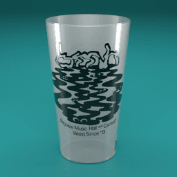 Pint to Line Cups 1 Colour Printed