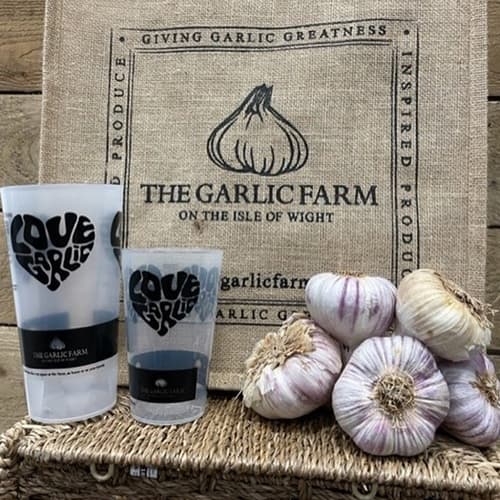 The Garlic Farm cups
