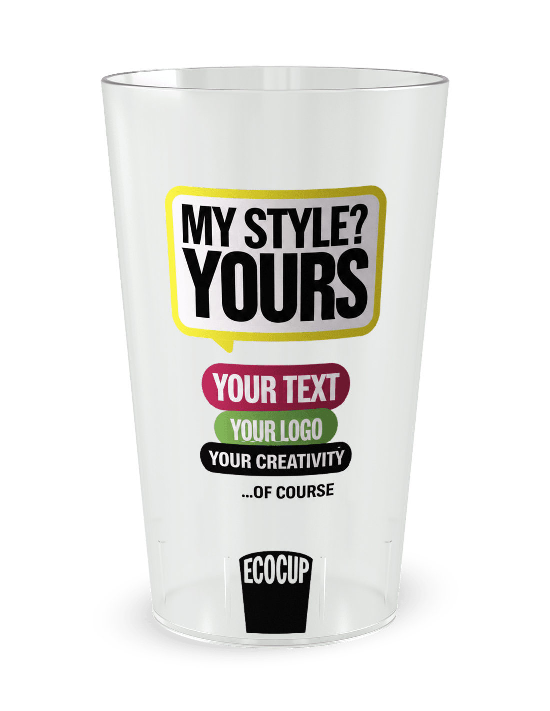 ECO 30 Half pint Digital Personalised Cup