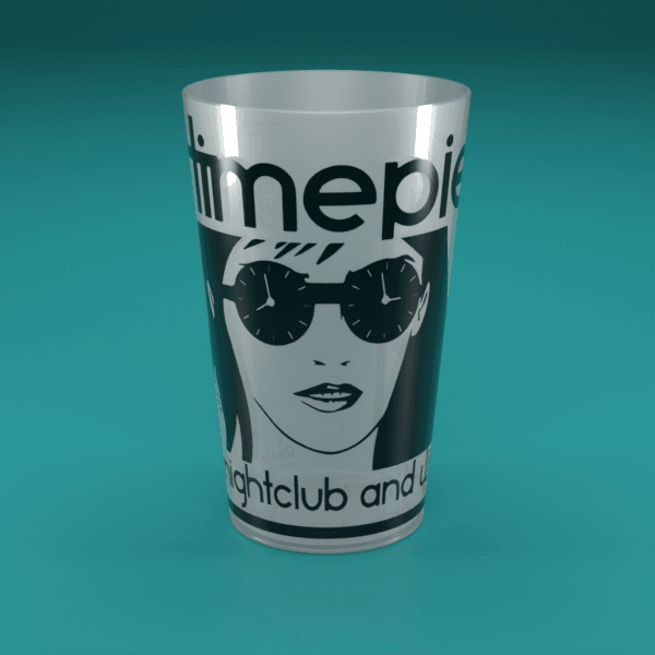 Half Pint to Line Cups 1 Colour Printed