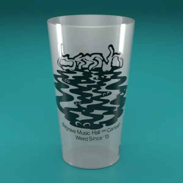 Pint to Line Cups 1 Colour Printed