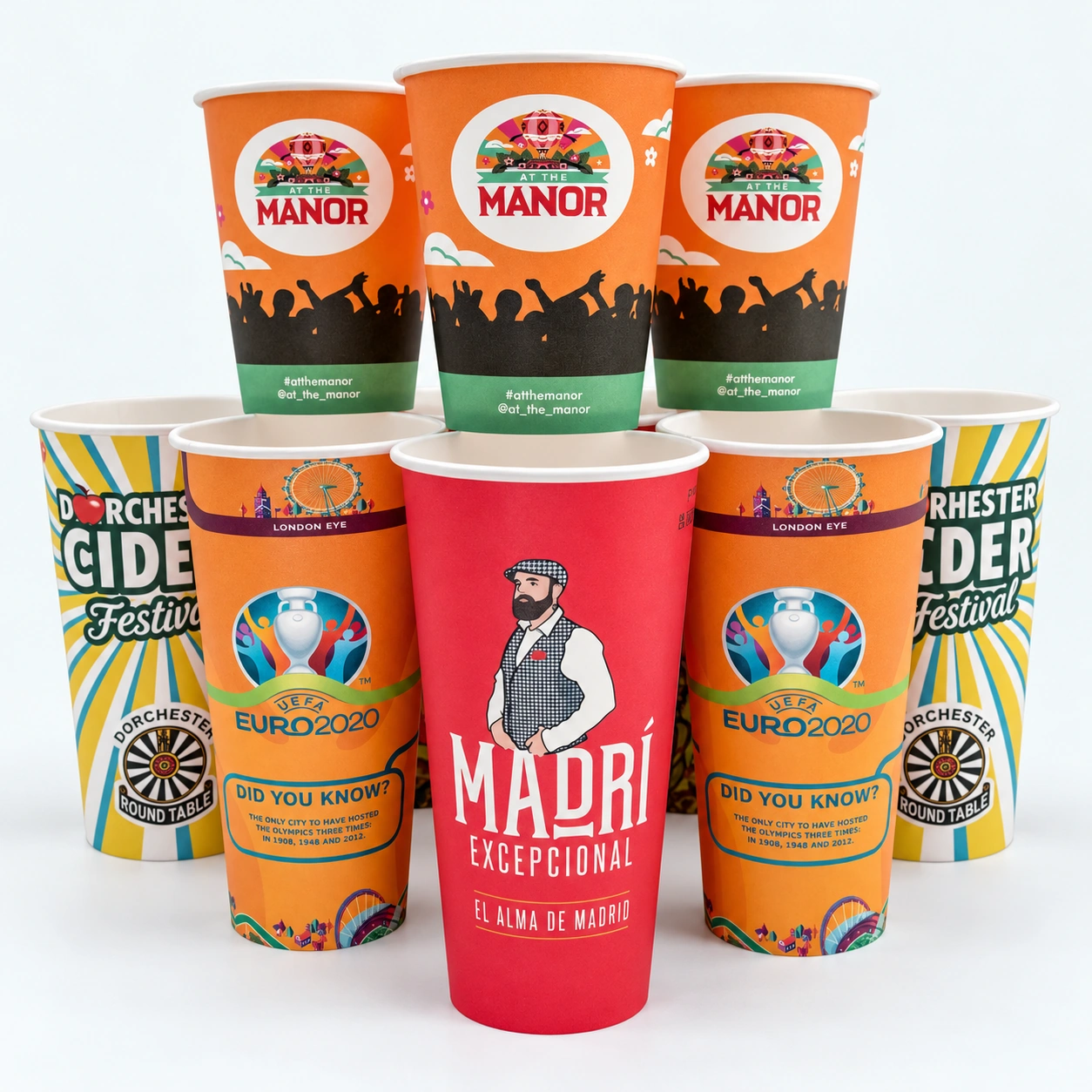 Paper Festival Cups