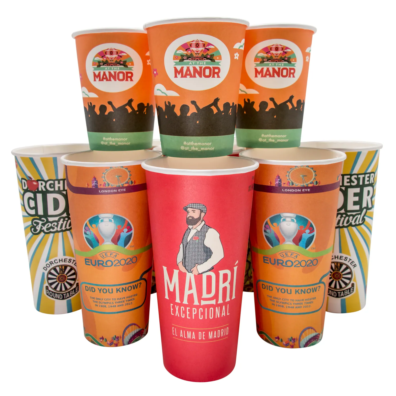 Paper Festival Cups