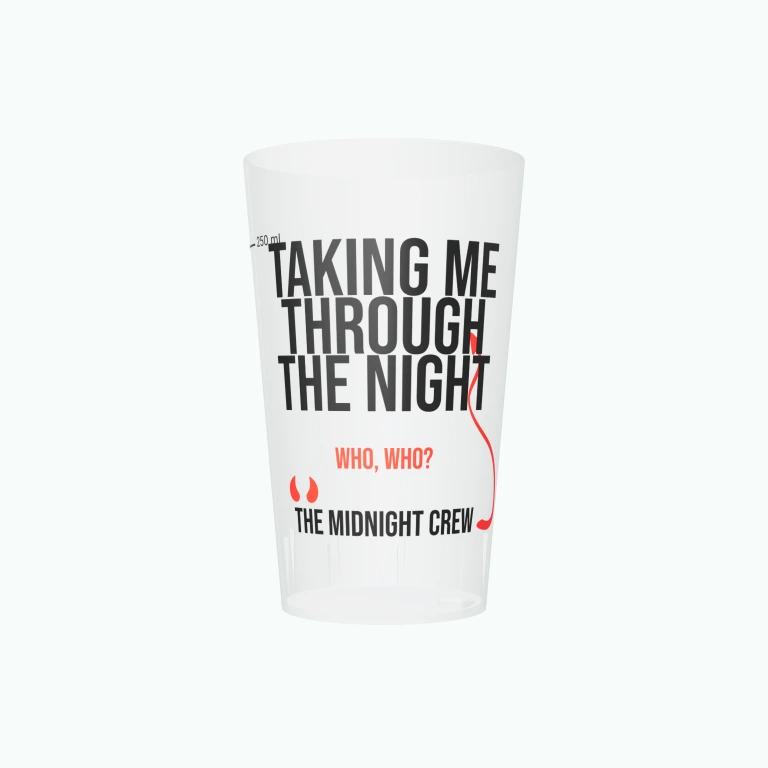 Midnight demons design on a cup