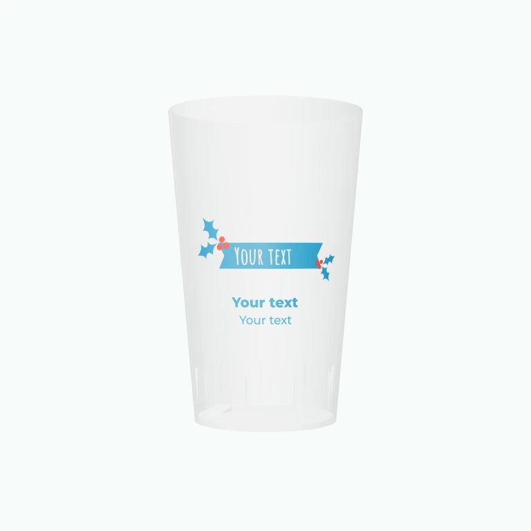 Christmas magic design on a cup