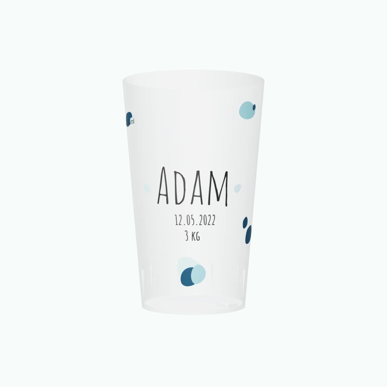 Baby hippo design on a cup