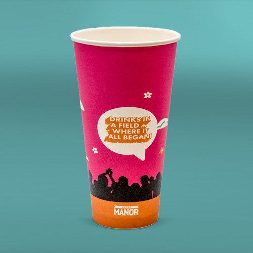UKCA or CE Marked Custom Printed Paper Pint Cups
