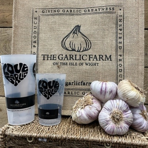 The Garlic Farm cups