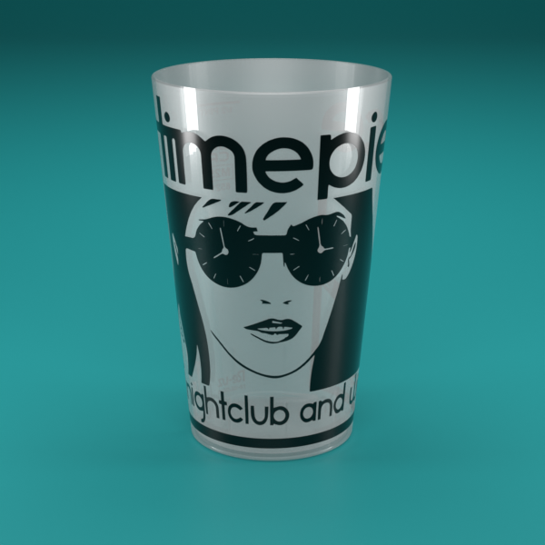 Half Pint to Line Cups 1 Colour Printed