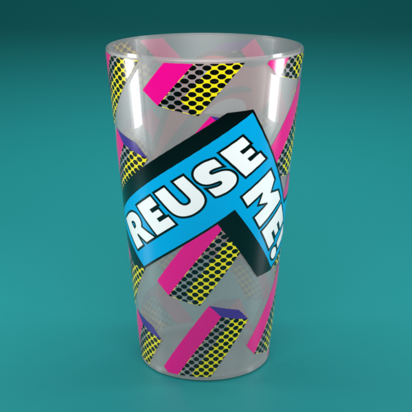 Pint to Line Cups Festival Generic Design