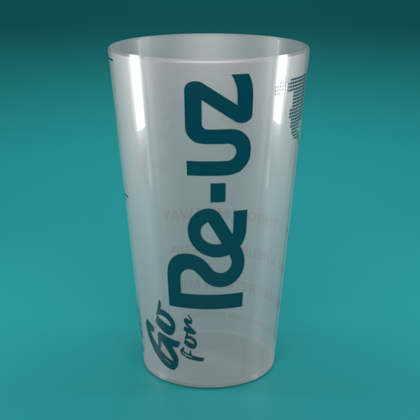 Pint to Line Cups Re-Uz Generic Design